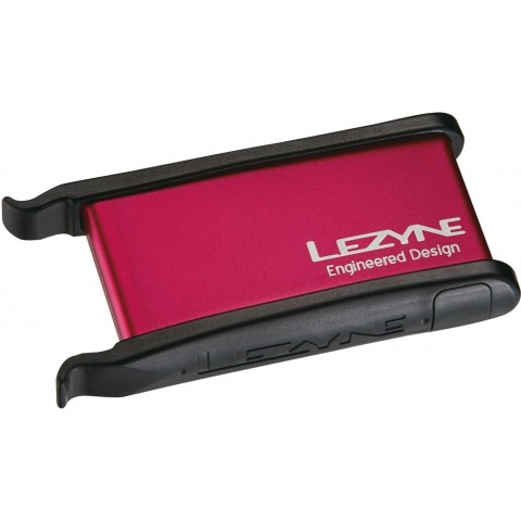 Lezyne Lever Kit bicycle inner tube patch kit red
