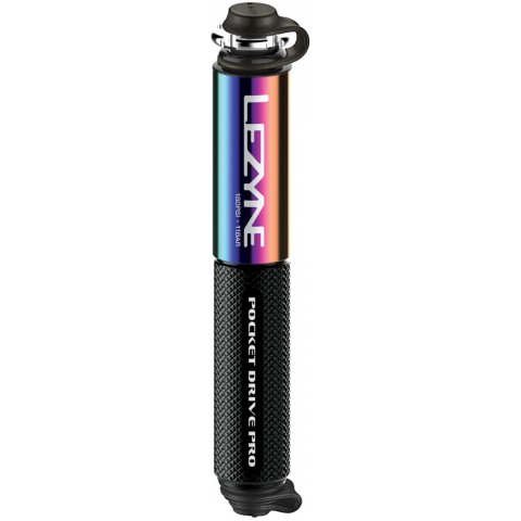 Lezyne Pocket Drive PRO black / rainbow hand pump
