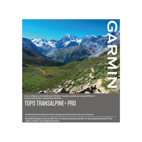 Mapa cyfrowa Garmin TOPO Trans Alpine PRO microSD™/SD™ 2020 Version