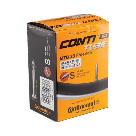 Continental MTB 26 Freeride inner tube 62/70-559 presta valve 42mm