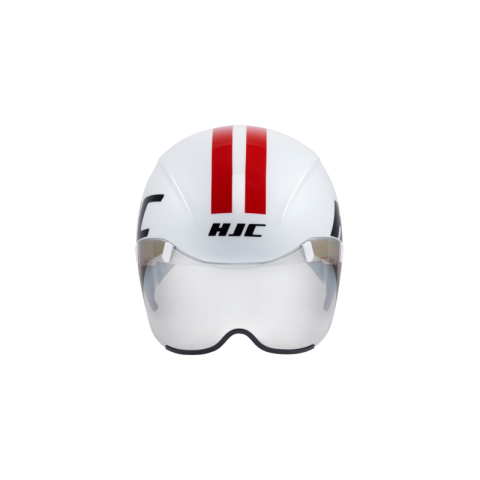 HJC ADWATT Bicycle Helmet White and Red r. XS/S