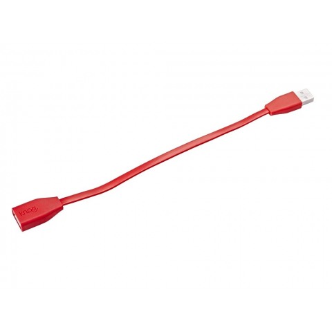 Kabel Knog USB-USB 23 cm, czerwony