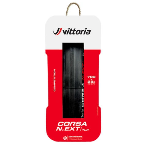 Vittoria Corsa N.EXT TLR Graphene Control 2.0 road tire 700x26C | 26-622 black rolling tire