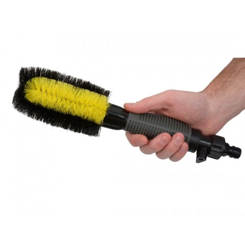 Bike cleaning brush with water connection Radon