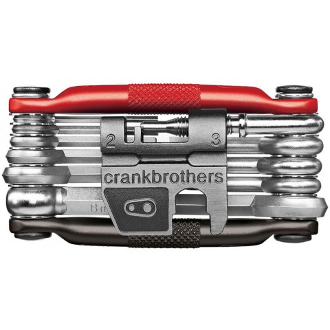 Narzędzia zestaw kluczy Crank Brothers Multi 17 czerwony