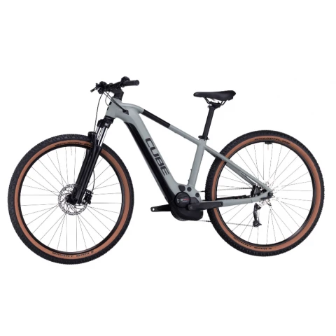 E-Bike MTB bike Cube REACTION HYBRID PERFORMANCE 500 Swampgrey`n`Black