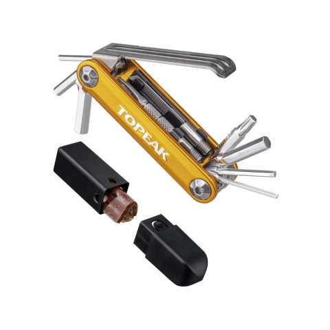 Topeak Tubi Combo 11 12-in-1 multi-function wrench gold