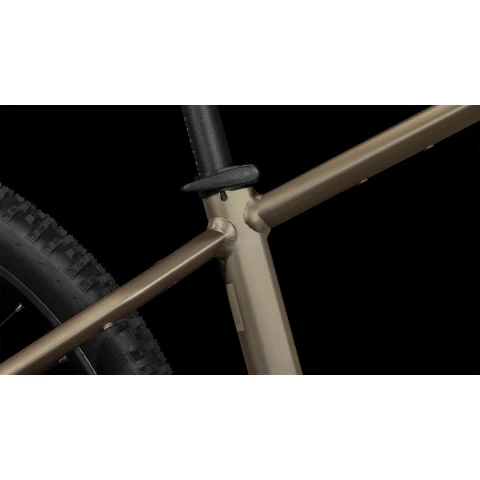 E-Bike MTB Cube REACTION HYBRID 500 Metallicbrown´n´Orange bike