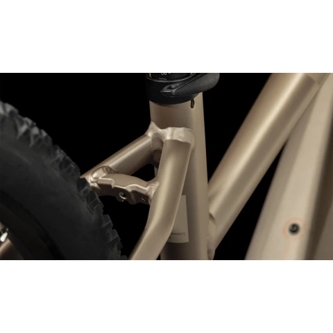 Rower E-Bike MTB Cube REACTION HYBRID PERFORMANCE TRAPEZE FRAME 500 Metallicbrown´n´Orange