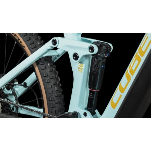 Rower E-Bike MTB Cube Stereo Hybrid 140 HPC RACE 750 Dazzle´n´Orange