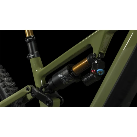 Rower Cube E-Bike MTB STEREO HYBRID ONE55 22/29XL C:68X TM 750 Olive´N´Chrome