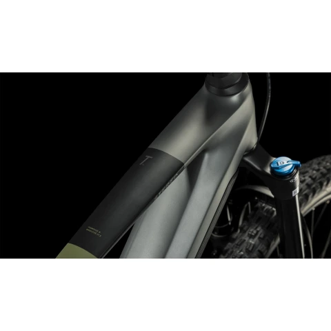 E-Bike MTB Cube STEREO HYBRID 160 HPC 750 Flashgrey´n´Olive bike