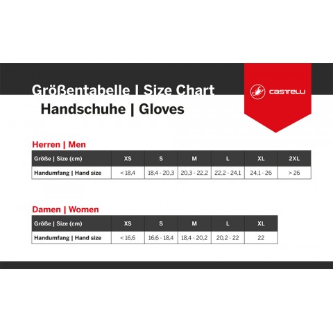 Castelli Spettacolo RoS S Gloves