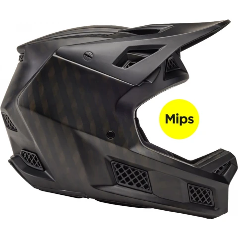 Fox Racing Rampage Pro Carbon MIPS Bicycle Helmet - Fullface Helmet matte carbon