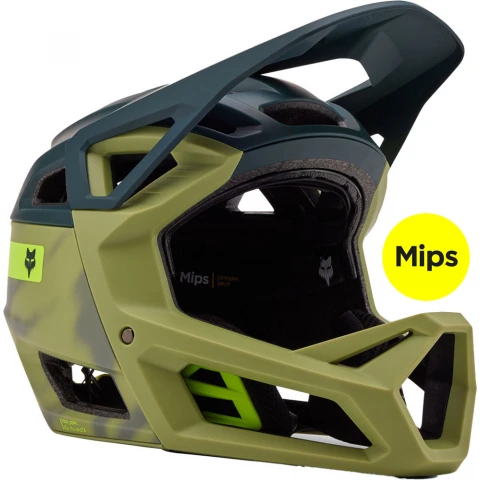 Fox Racing Proframe RS Taunt MIPS bike helmet - Fullface pale green