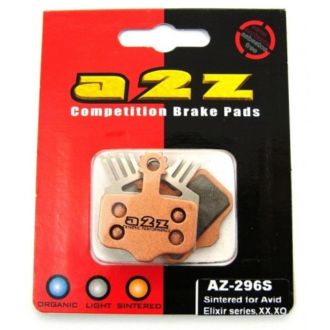 A2Z Avid Elixir XX XO Level Sintered AZ-296S metallic brake pads.