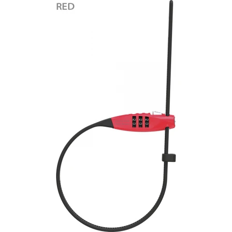 Zapięcie rowerowe na szyfr ABUS Combiflex™ TravelGuard Red