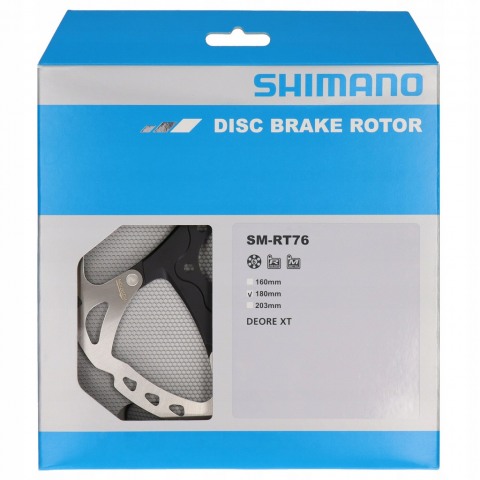 Shimano Deore XT SM-RT76 180mm IS 6 bolt brake disc