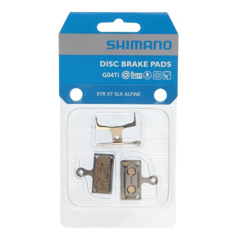 Klocki hamulcowe Shimano G04Ti XTR metaliczne