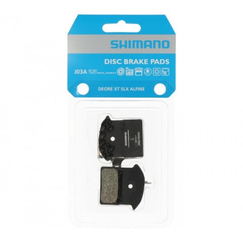 Klocki hamulcowe Shimano J03A z radiatorem żywiczne