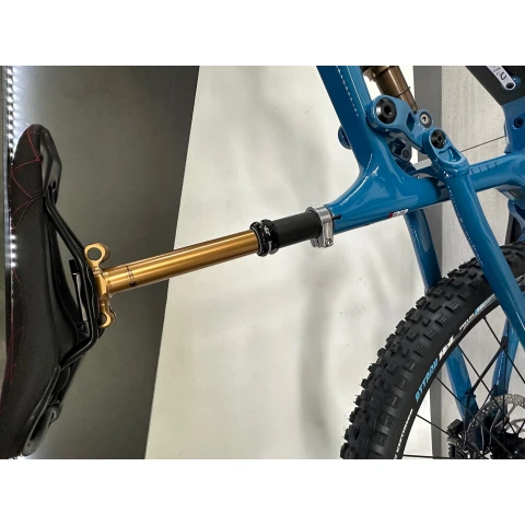 E-Bike PATROL Cube E-FIVE S-SPEC mountain bike size L blue