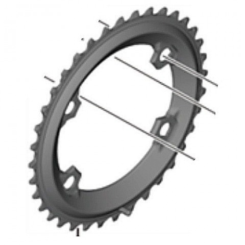 Shimano XTR FC-M9000/FC-M9020 38T-AW XTR Sprocket For 38-28T 11s