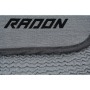 Radon microfiber cleaning and polishing cloth