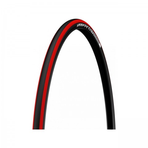 Opona Michelin Pro 4 Endurance 700x23c zwijana 225g czerwona-46534