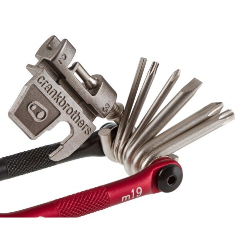 Narzędzia zestaw kluczy Crank Brothers Multi 19 czerwono-czarny-48451