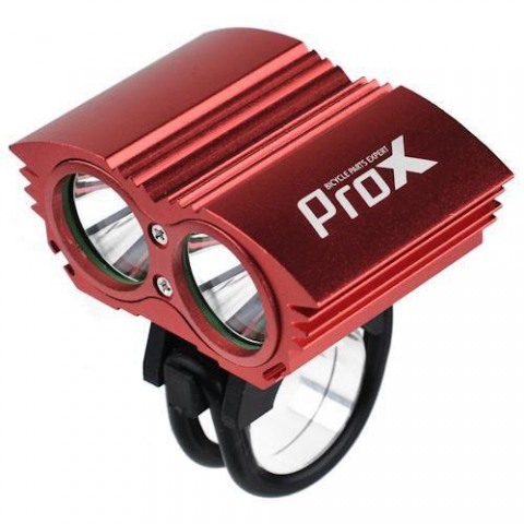 Lampka przednia PRox Dual Power 2xCREE czerwona-49618