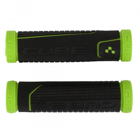 Chwyty gripy kierownicy Cube Performance czarno-zielone-55519