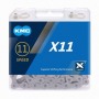 Łańcuch KMC X11 szary 114L + spinka (x11.73)-56612
