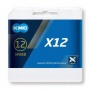 Łańcuch KMC X12 Black Tech 12 speed + spinka-56884